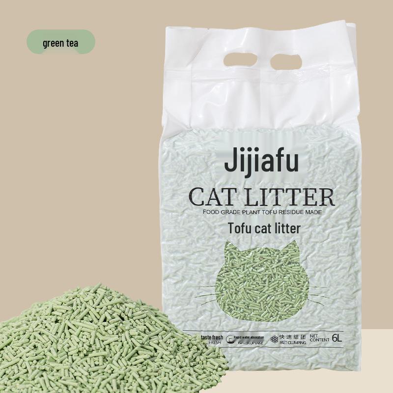 Tofu & Green Tea Scented Flushable Cat Litter Deodorizer