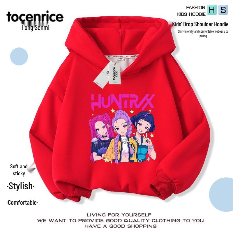 Худи K-Pop отряда Охотников на Демонов - Модный Весенне-Осенний Свободный Свитшот 120cm 2390₽