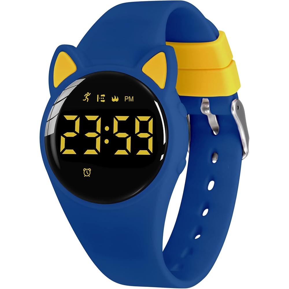 ShunkanSai Kids Digital Watch with Pedometer, Waterproof, Rechargeable, Multi-Function Sports Watch