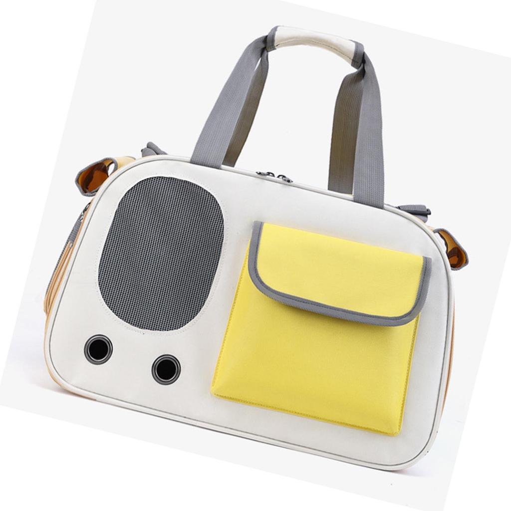 Pet Carrier Large Capacity Portable Single Shoulder Dog Pet Bag with Ventilation Window for Outdoor Travel