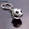 Holder Bag Pendant Volleyball Tennis Keychain Ball Keyring Glass Ball Keychain Basketball Keychain