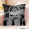 Rock Band L-Linkin Cool P-Park 45*45Cm Κάλυμμα Μαξιλαριού Κάλυμμα Μαξιλαριού Διακοσμητικό Μαξιλαροθήκη Οικιακή Μαξιλαροθήκη Για Μαξιλάρι Καναπέ