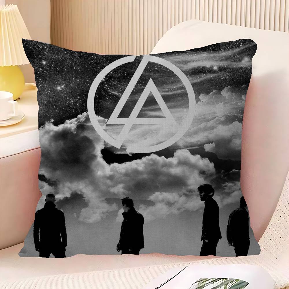 Rock Band L-Linkin Cool P-Park 45*45Cm Κάλυμμα Μαξιλαριού Κάλυμμα Μαξιλαριού Διακοσμητικό Μαξιλαροθήκη Οικιακή Μαξιλαροθήκη Για Μαξιλάρι Καναπέ