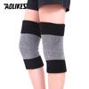 Aolikes 1 Paar Winter Warme Kniebandage Elastische Arthritis Knieschoner Karpaltunnel Knieunterstützung