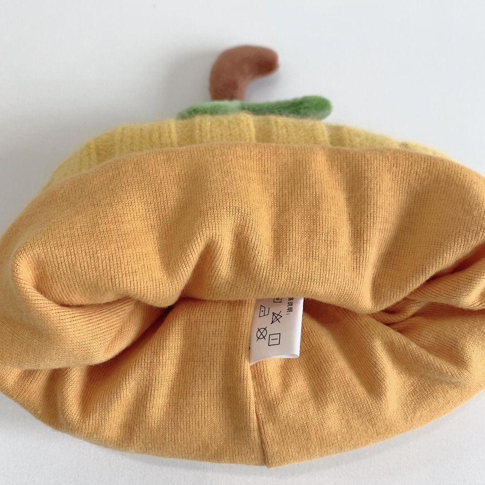Pullover-Stil Gestrickte Babymütze Weiche Warme Häkelmütze Niedliche Säuglingsmütze Halloween-Party