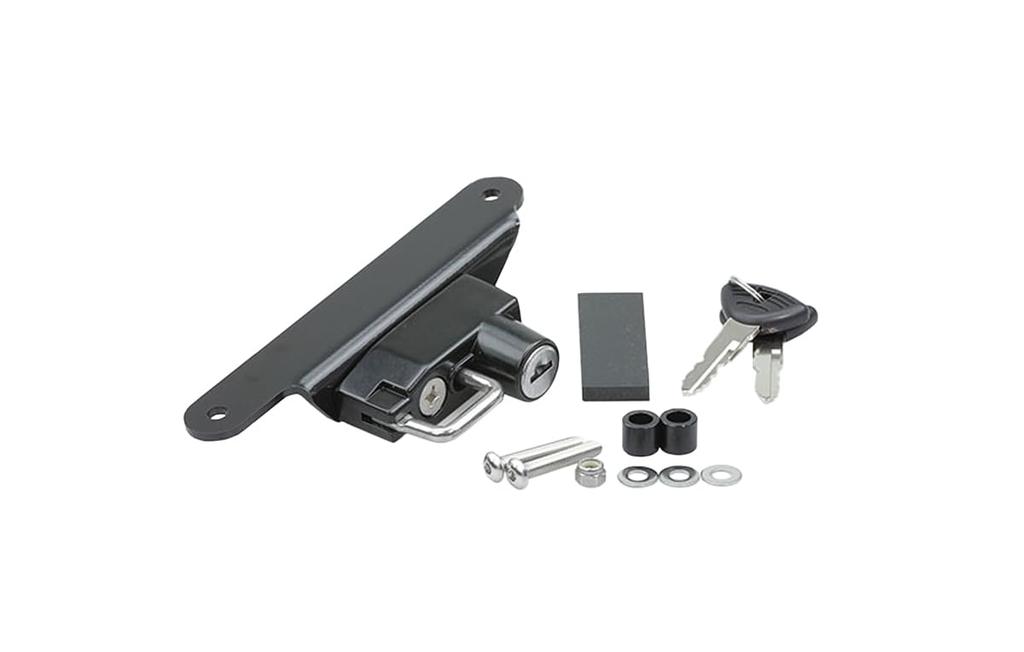 Kijima Motorcycle Parts Helmet Lock Holder, Steel, Anti-Theft, for Panigale V2 (HDC-05013)