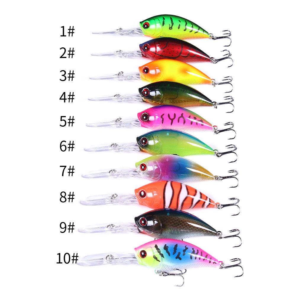 Señuelo de pesca Hengjia 1 Uds 12cm 20g Wobbler Artificial Deep Diver Crankbait con gancho