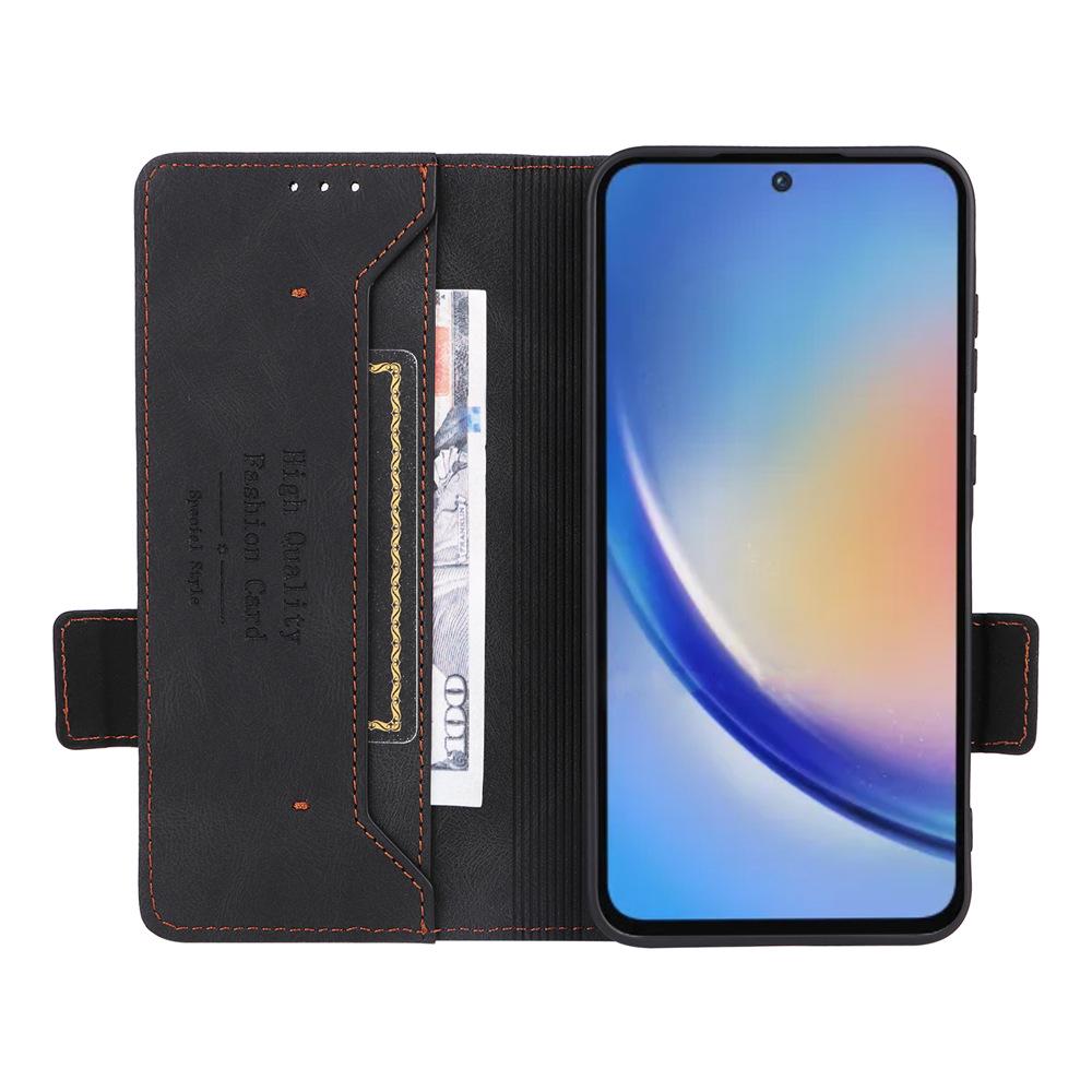 Samsung A35 5G Magnetic Flip Leather Case with Card Slot