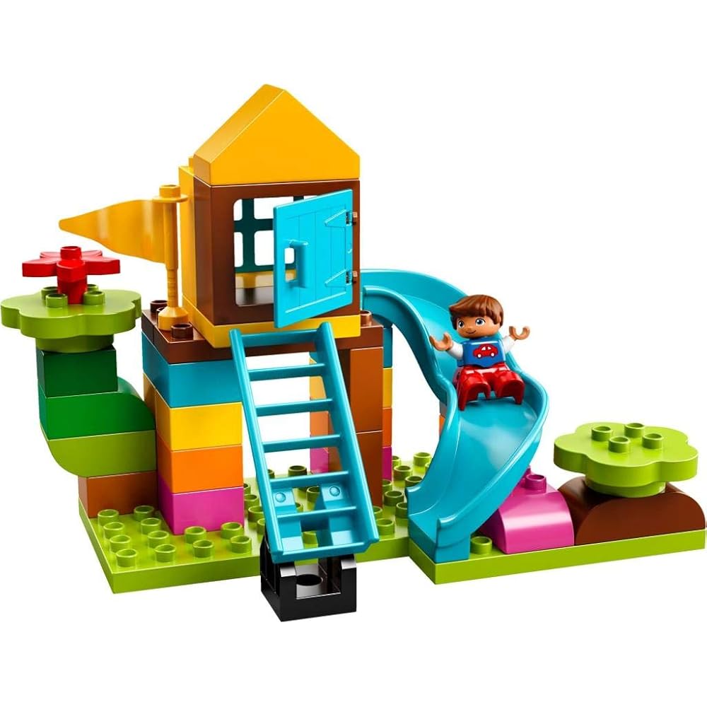 LEGO DUPLO Green Super Deluxe Container Big Park Set 10864 with Building Blocks and Figures