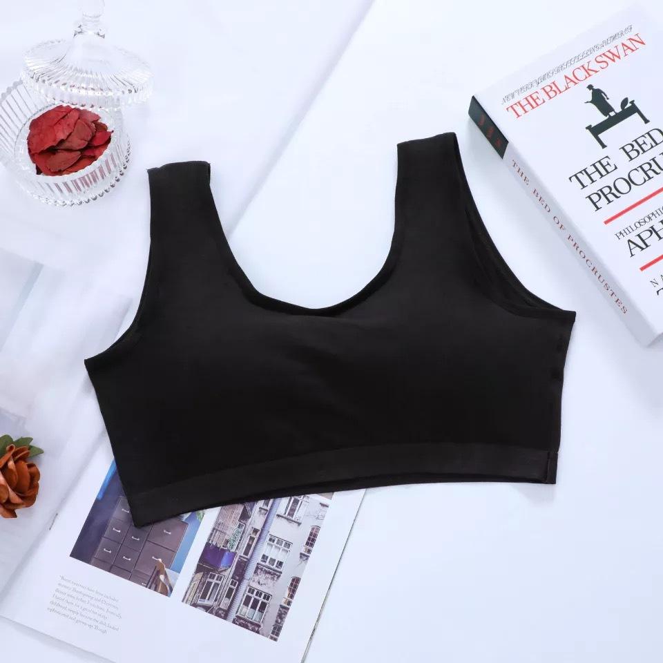 Pure Cotton One-piece Beauty Back Bra, Sling, Chest Wrap, Tube Top, Yoga U-shaped Gathering Underwear Women