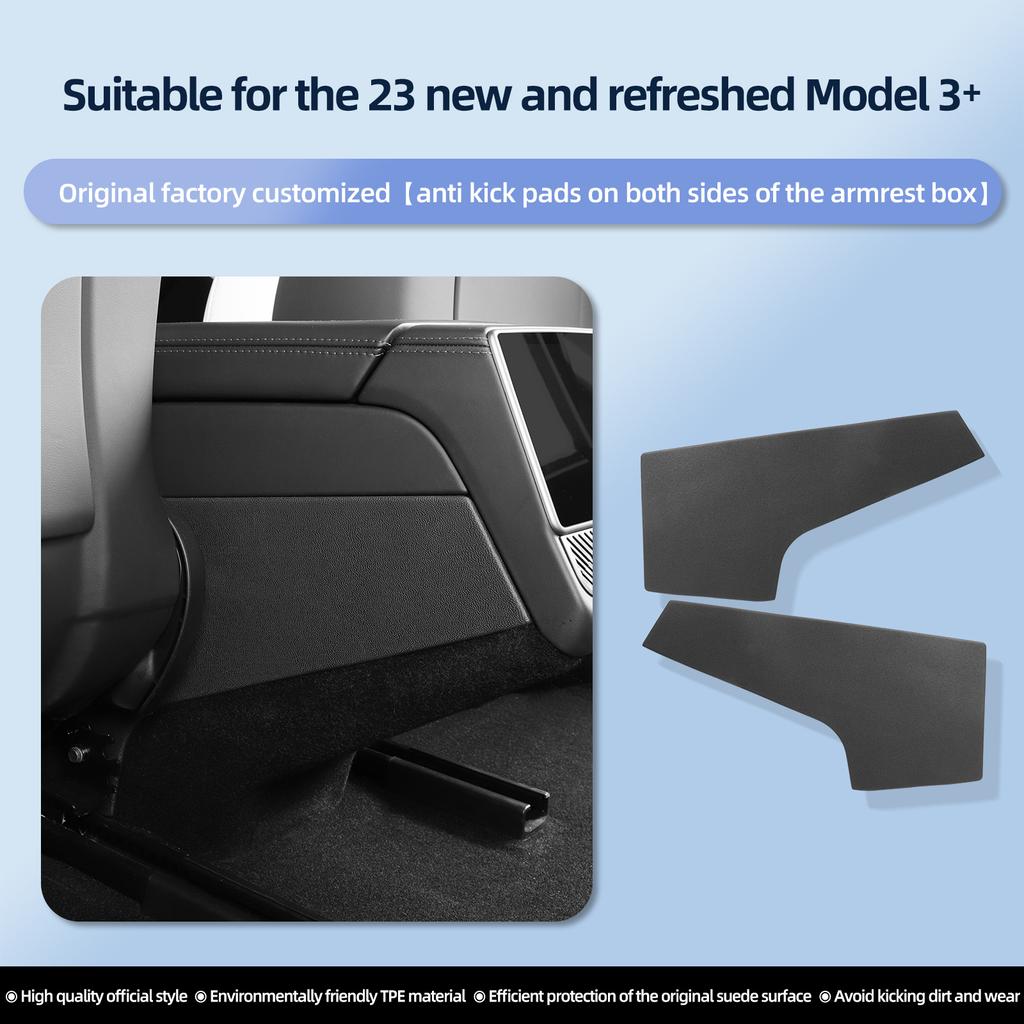 For Tesla Model 3 Highland 2025 Air Outlet Anti Kick Pad Car Accessories Side Edge Protection Patch Model3 2025 Anti-dirty Cover