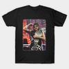 Men Black Print T-shirt Dominik Mysterio \ \ Brush Art No-Cut Transfer Paper Print Cotton Tshirt