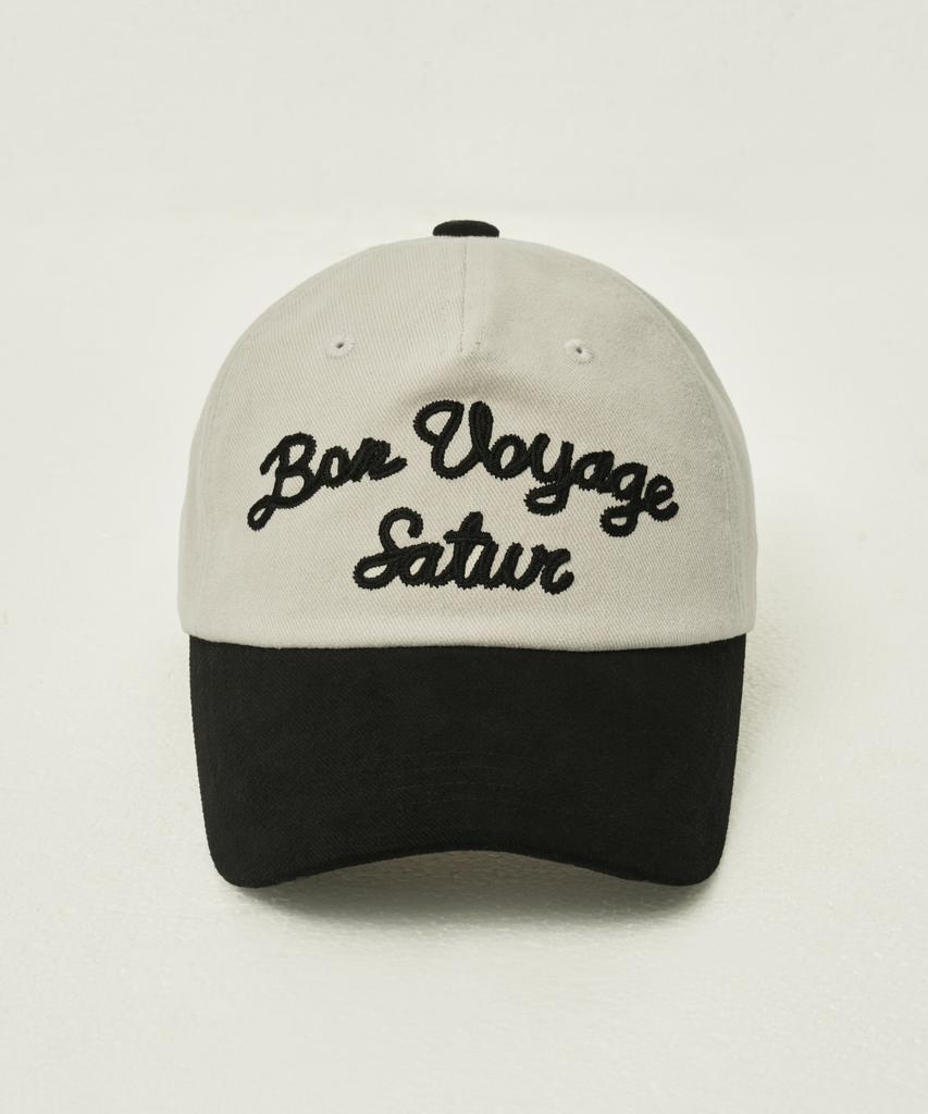 Seteo Bon Voyage Contrast 5 Panel Ball Cap Cream