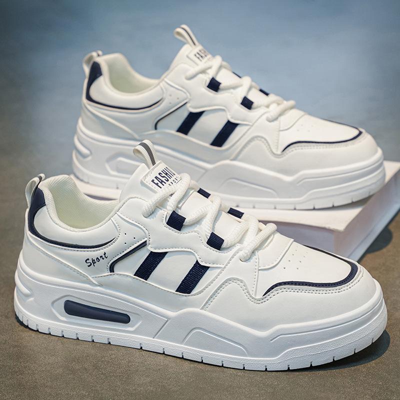 Mesh Shoes Summer New Men's Casual Trend Sports Shoes Student Breathable Running Shoes Thick Sole