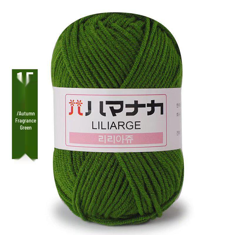 4-ply 25g Milk Cotton for Diverse Knitting Projects, Available In Bright Colors.