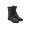 FENDI Women's Leather Biker Boot 'Black' 8T8213AGEJF1OS5
