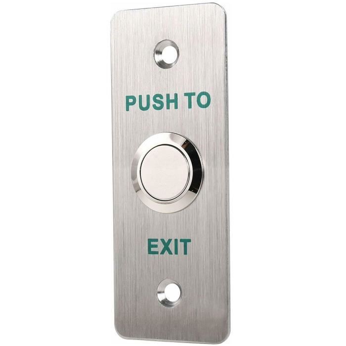 Uhppote Interruption Exit Release Button Stainless Steel Panel for Hollow Door