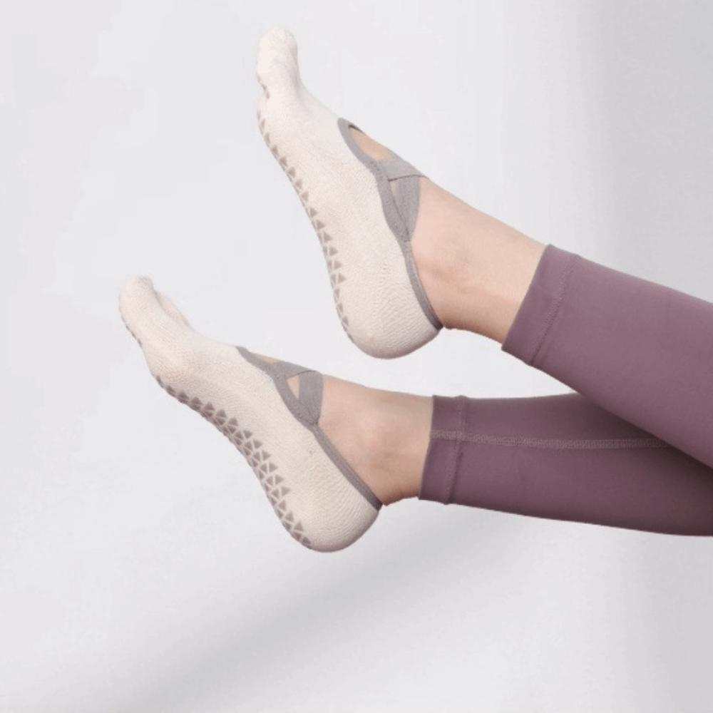 Breathable Five-Finger Socks Anti-slip Grip Pilates Boat Socks New Yoga Socks  for Home Exercise