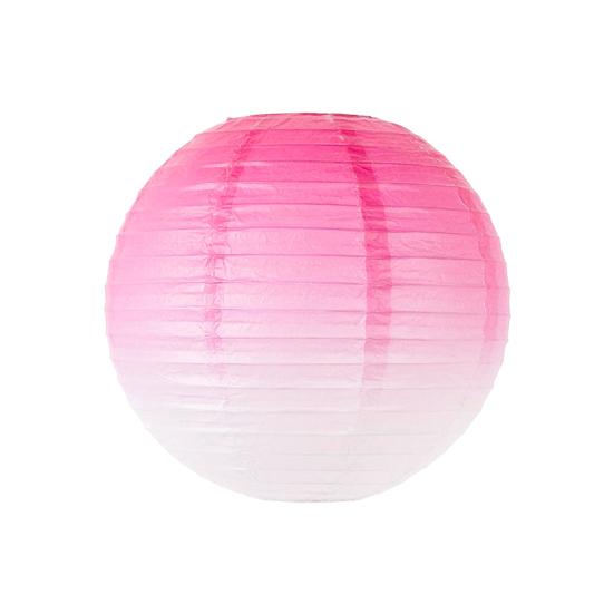 Paper Lantern Gradient Color Summer Party Wedding Lantern Decorative Light Indoor Outdoor Festive Atmosphere Decor