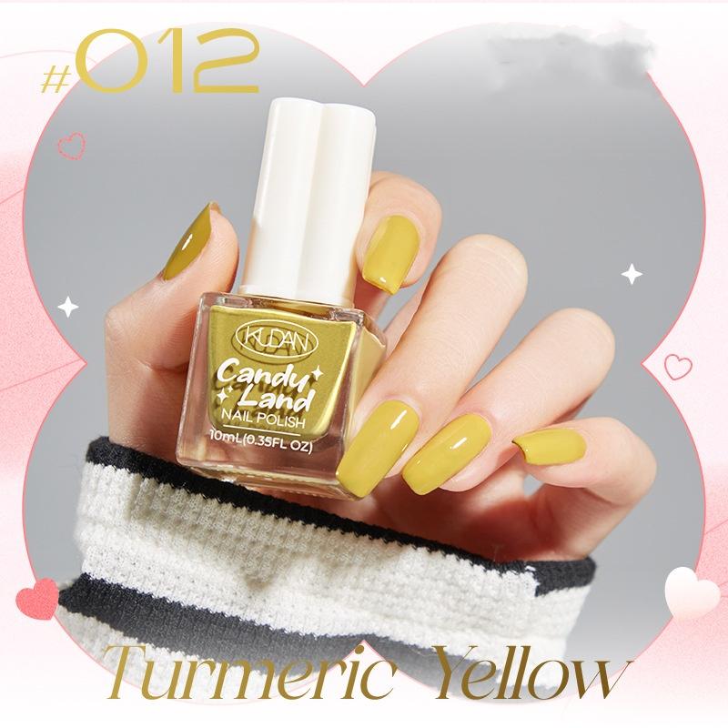 Water-based Nail Polish, No Baking, Long-lasting, Quick-drying, Nude Color, Fine Shiny Nail Polish, Nail Polish