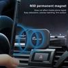New Car Holder For Mobile Phone Holder Car Air Vent Clip Mount Cell Phone Stand Dual Magnetic Support For X Iaomi H Uawei L G
