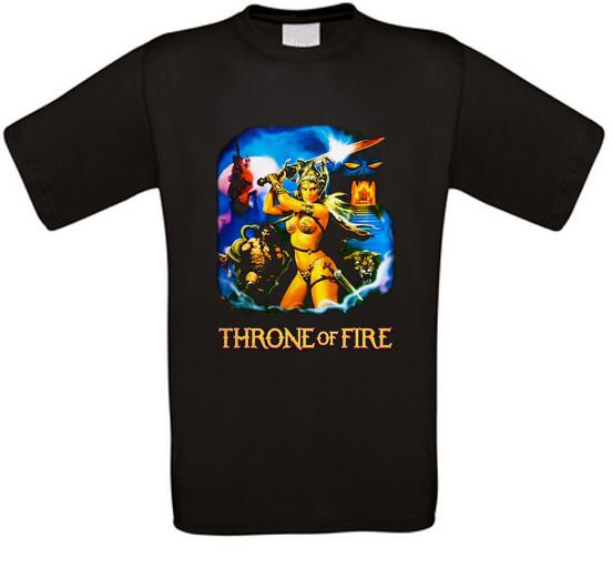 Throne Of Fire Il Trono Di Fuoco Culto Movie T-Shirt XXXL
