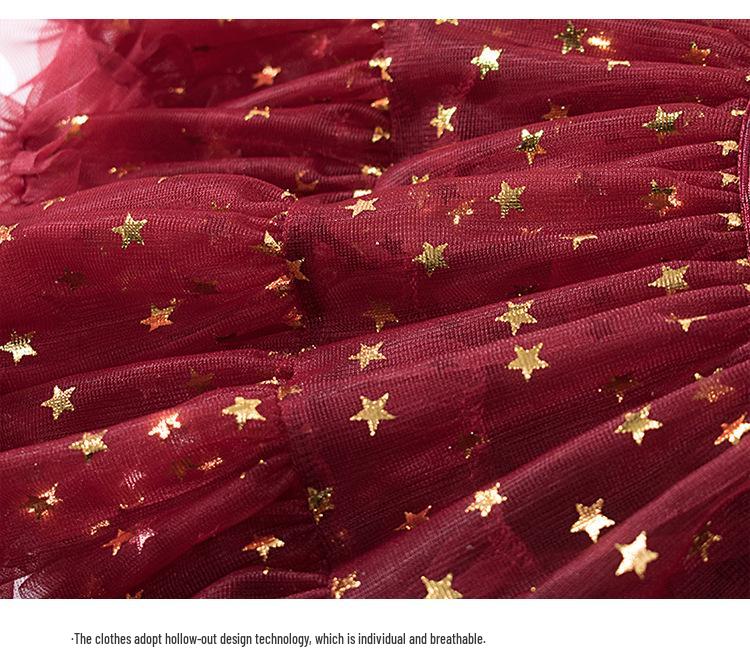 Princess Tutu Skirt for Girls - Fluffy Mesh Christmas Dress