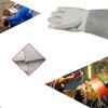 Pentru Bărbați Femei Mănuși de Protecție din Piele Rezistente la Spini Mânecă Lungă Unelte de Grădinărit Muncă Protecție Sudură Mănuși de Siguranță Mănuși de Tăiat