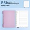 B5 Thickened Loose-leaf Cornell Notebook for Exam Prep: Ideal for High School & Postgraduate Students