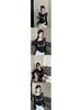 Elegant Sequin Long-Sleeve T-Shirt for Women - Chic Korean-Style Winter Top