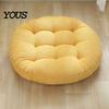High Elasticity Chair Cushion Round Corduroy Cushion, 16.5 Inch Ultra Soft Seat Pad, Portable Support for Travel Washable Floor Reading Nook