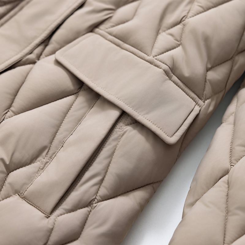 Elegant Winter Coat Women Parkas Plus Size Middle Age Women's Jacket Hooded Casual Thick Warm Outerwears