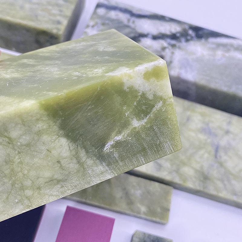 10000 Grit Knife Sharpener Natural Green Agate Sharpening Stone Whetstone Fine Grinding Polishing Shaved Bar Kitchen Honing Tool