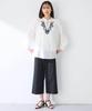 Petit Honfleur Embroidered Tunic White Blouse, Women's, 523265,