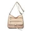 Women's Large Capacity Bag Multi-compartment Crossbody Bag Commuter Shoulder Bag