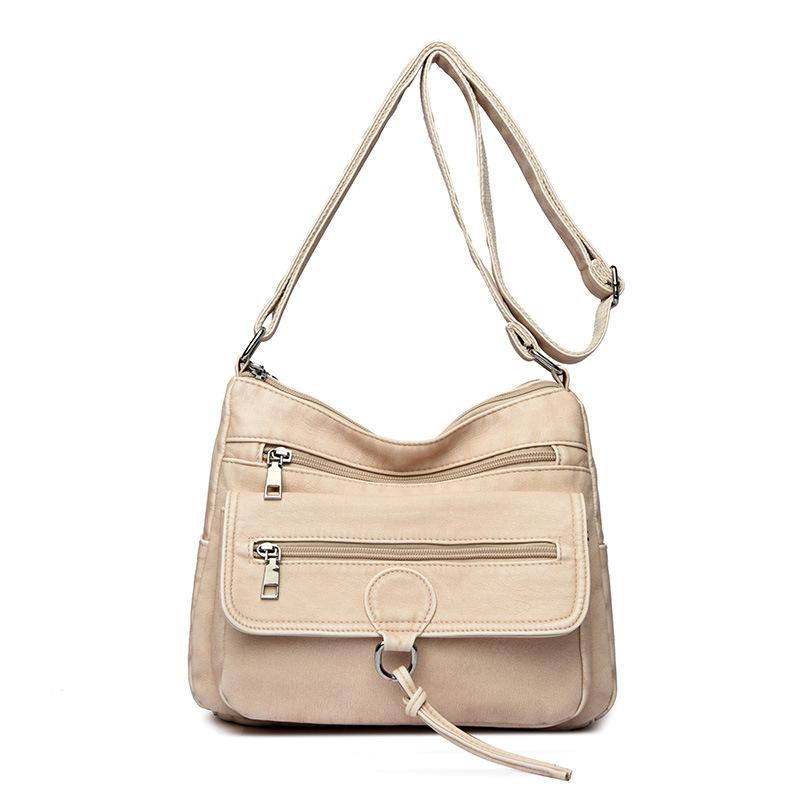 Women's Large Capacity Bag Multi-compartment Crossbody Bag Commuter Shoulder Bag