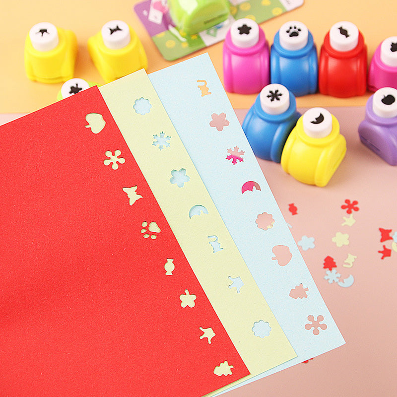 DIY Punch for Paper Crafts Hole Puncher Punches Tool Set Circle Flower Paper Shapes Hole for Card Making Custom Scrapbook