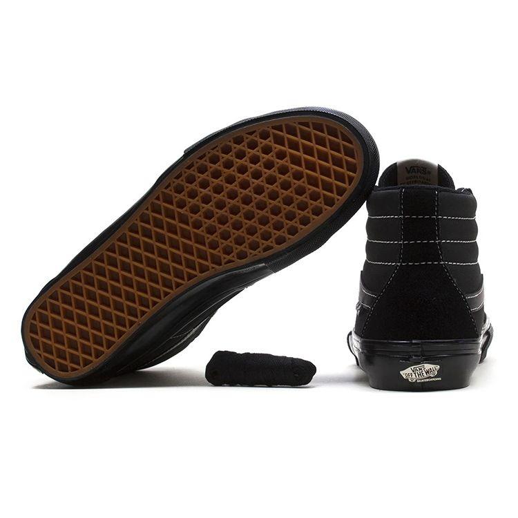 Vans Sk8 Retro High-Top Skate Shoes Unisex Sneakers Black VN0A5FCCBLK