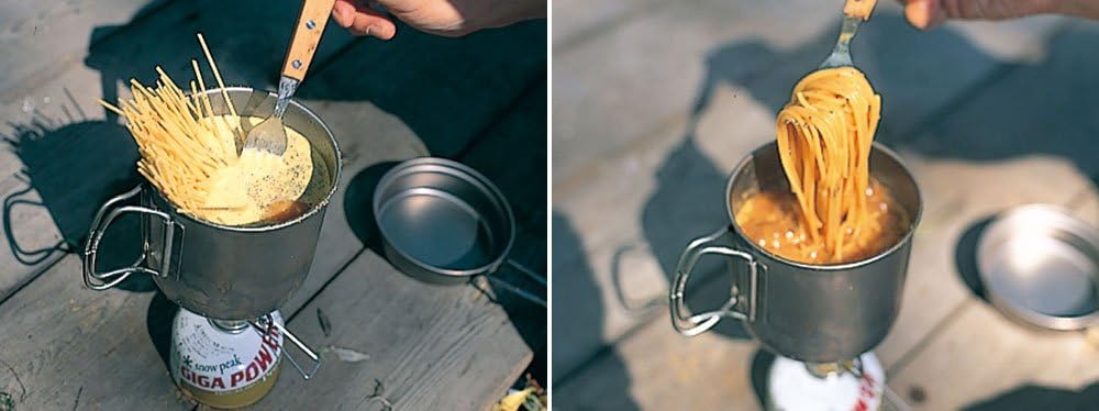 Snow Peak Cooker Aluminum Deep Trek 900ml with Storage Case Climbing Disaster Prevention [Sticker Included] SCS-008