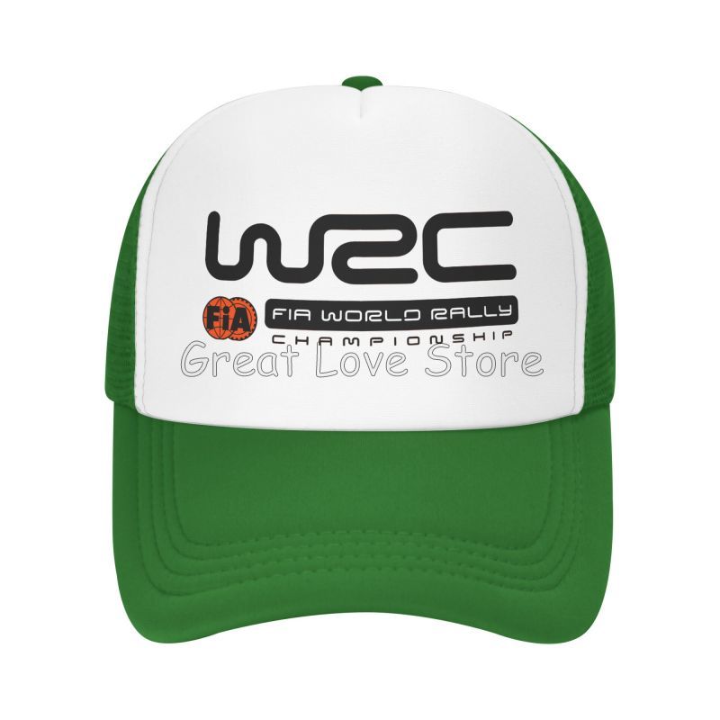 WRC World Rally Championship Mesh Baseball Cap Outdoor Sports Rally Car Racing Snapback Hat Summer Breathable Sun Visor Caps