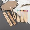 Ready Stock Fast Shipping Waterdrop Soft Disposable Custom Pack for Adults Kids Natural Eco Biodegradable Bamboo Toothbrush