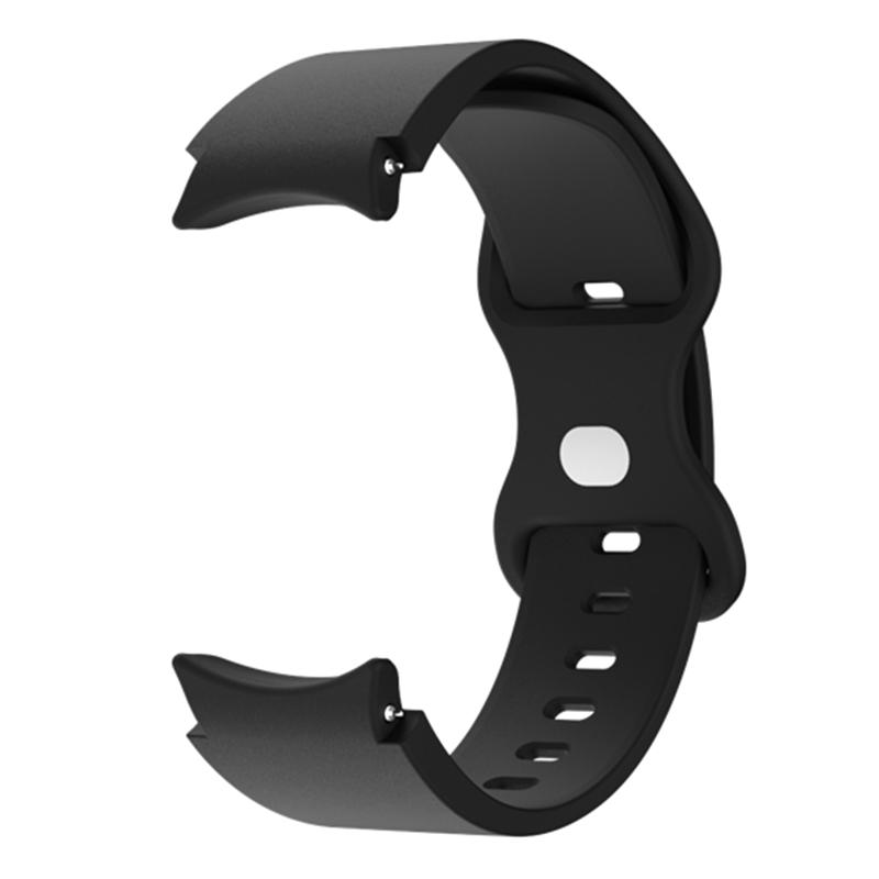 

Watch Strap for Samsung Galaxy Watch6 40mm 44mm/Watch6 Classic 43mm 47mm/Watch 5 40mm 44mm/Watch4 40mm 44mm,20mm Silicone Band with Butterfly Buckle Black