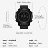 Nylon Strap Mens Watches Waterproof 5Bar  Brand Digital Military Sport Watch for Men Large Black Dial Design Watch Men
