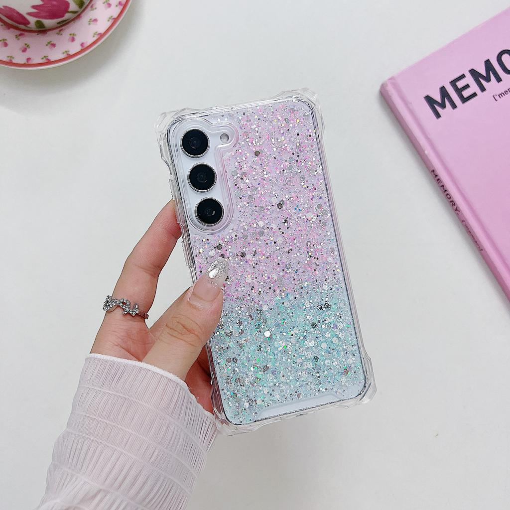 Traveler Gradual Change Mobile Phone Case for Samsung S25ULTRA Foreign Trade A54 Trend A56 Personality S23ULTRA