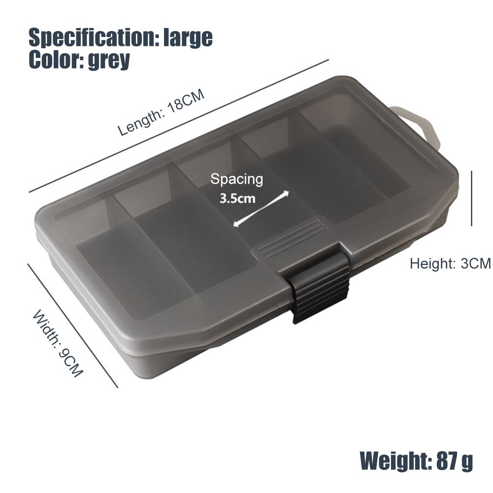 5/48 Grid Compartment Plastic Storage Box Jewelry Earring Box Bead Screw Container Home Storage Case Display Organizer Container