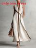 Spring 2026 Polyester Spliced Sleeveless Dress With Deep V Neck For Casual Wear