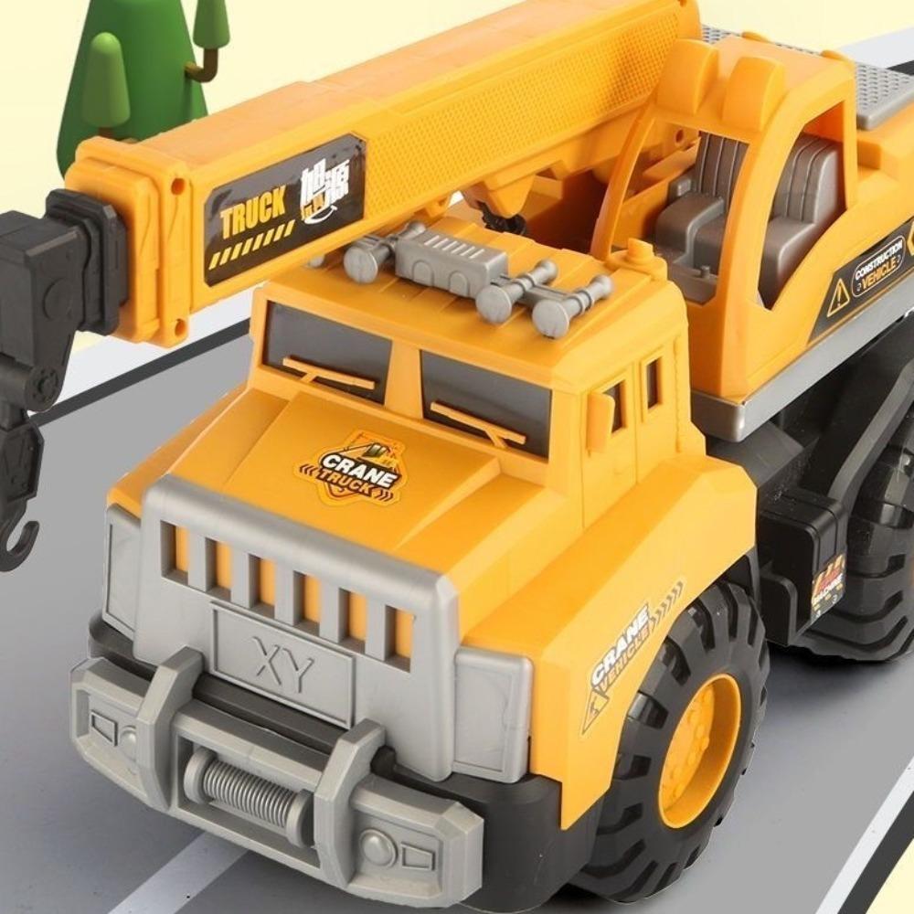 Inertia Engineering Vehicle Toys Plastic Car Classic Construction Model  Children Gift