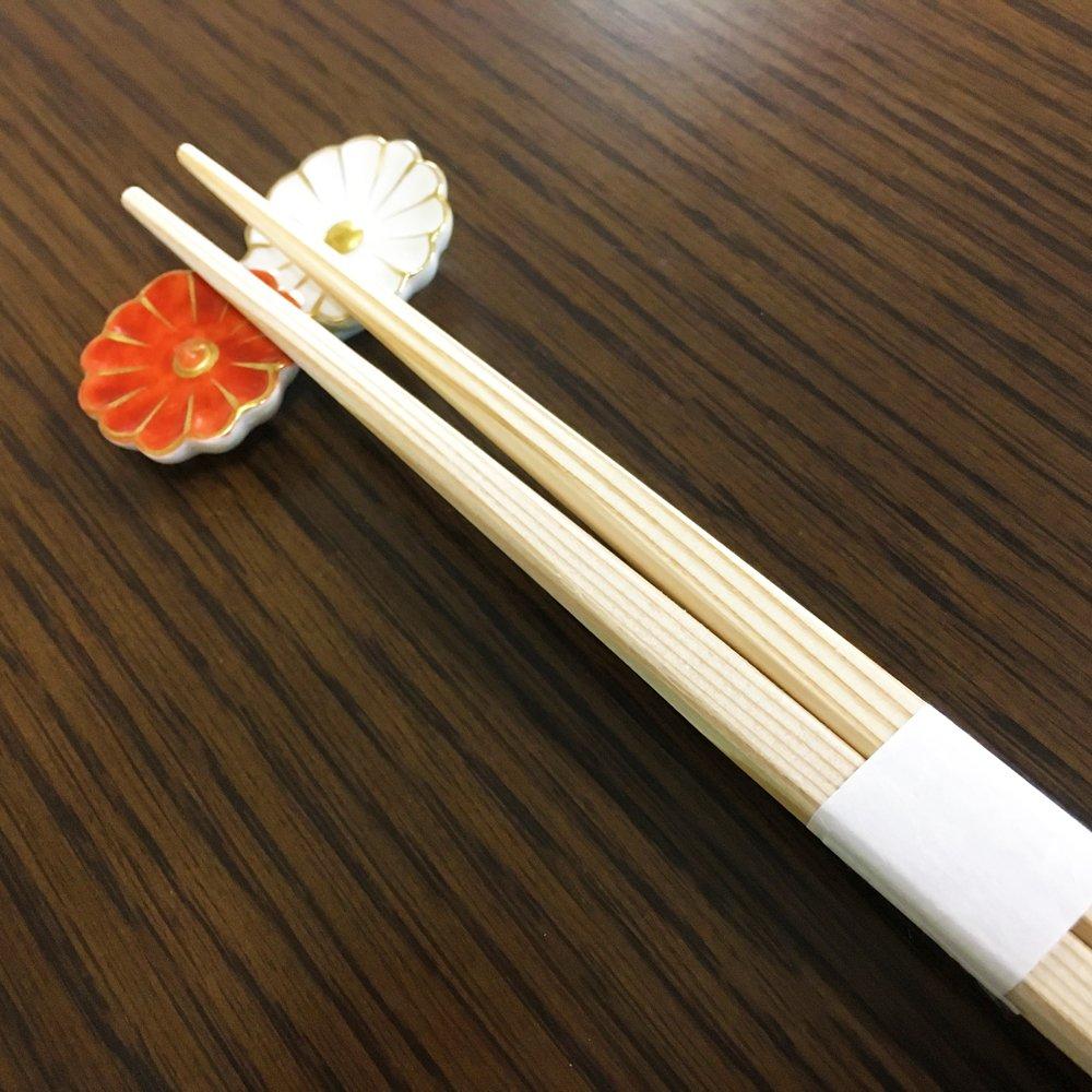 Premium Yoshino cedar chopsticks for ranchu wrapped in Unryu washi 100 pairs goldfish, paper,