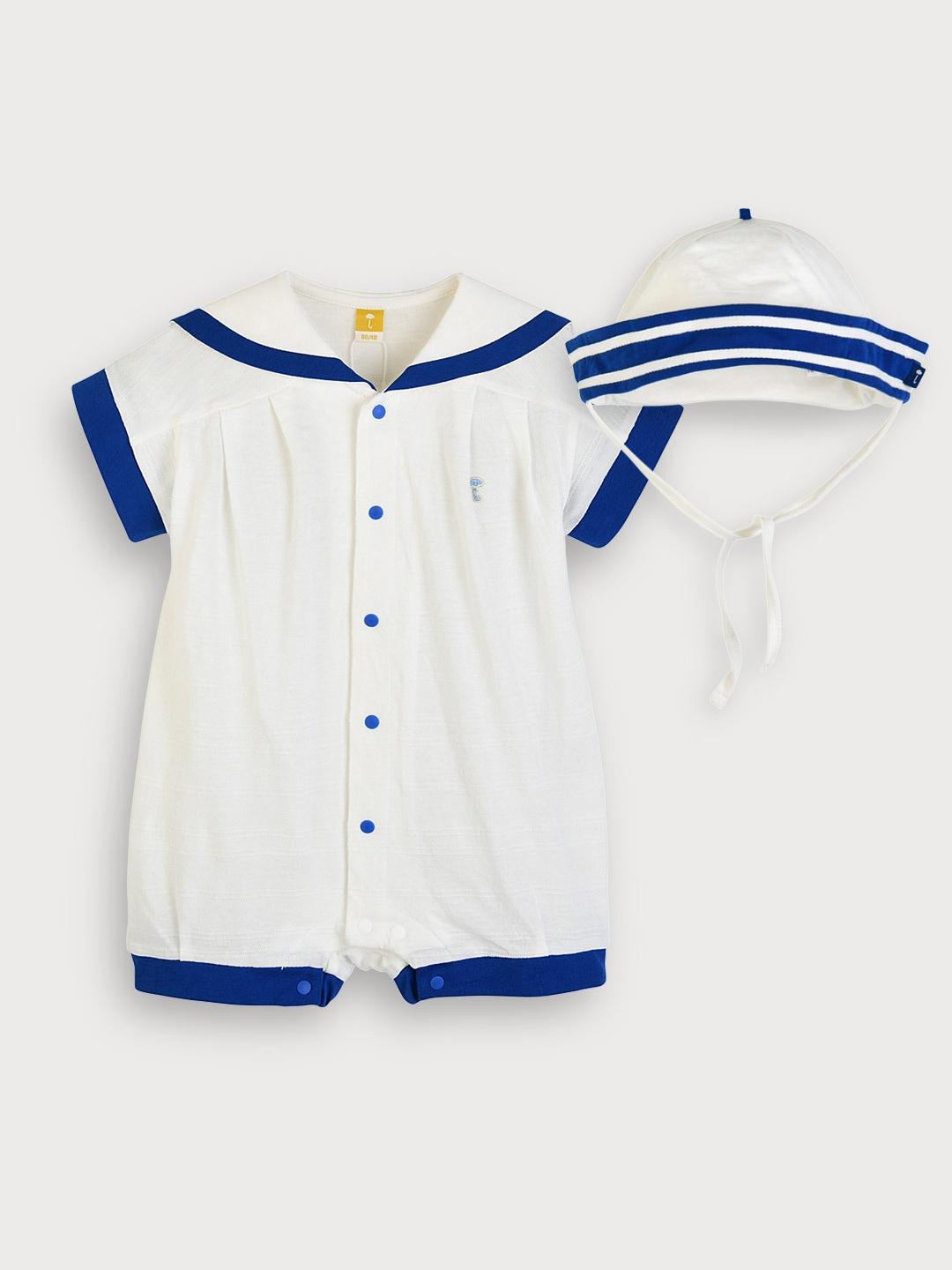Marice Baby Romper Jumpsuit and Headband Set Infant Cotton Summer Bodysuit Outfits 70