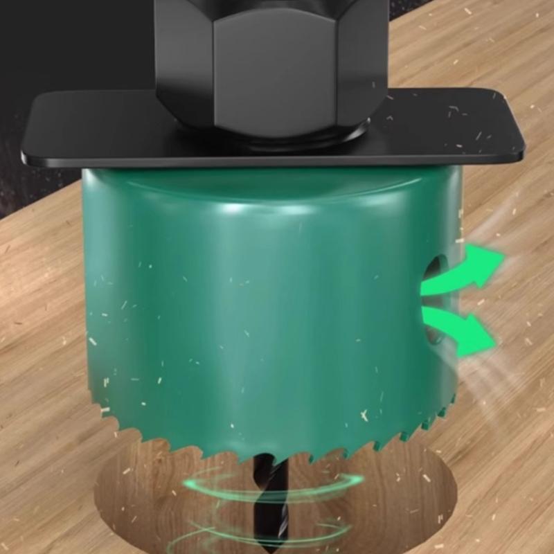 5/8/13Pcs Saw Set Installation Plate Woodworking Tool with Storage Case Hole Opener Accessories 19-64/64-127/19-127mm